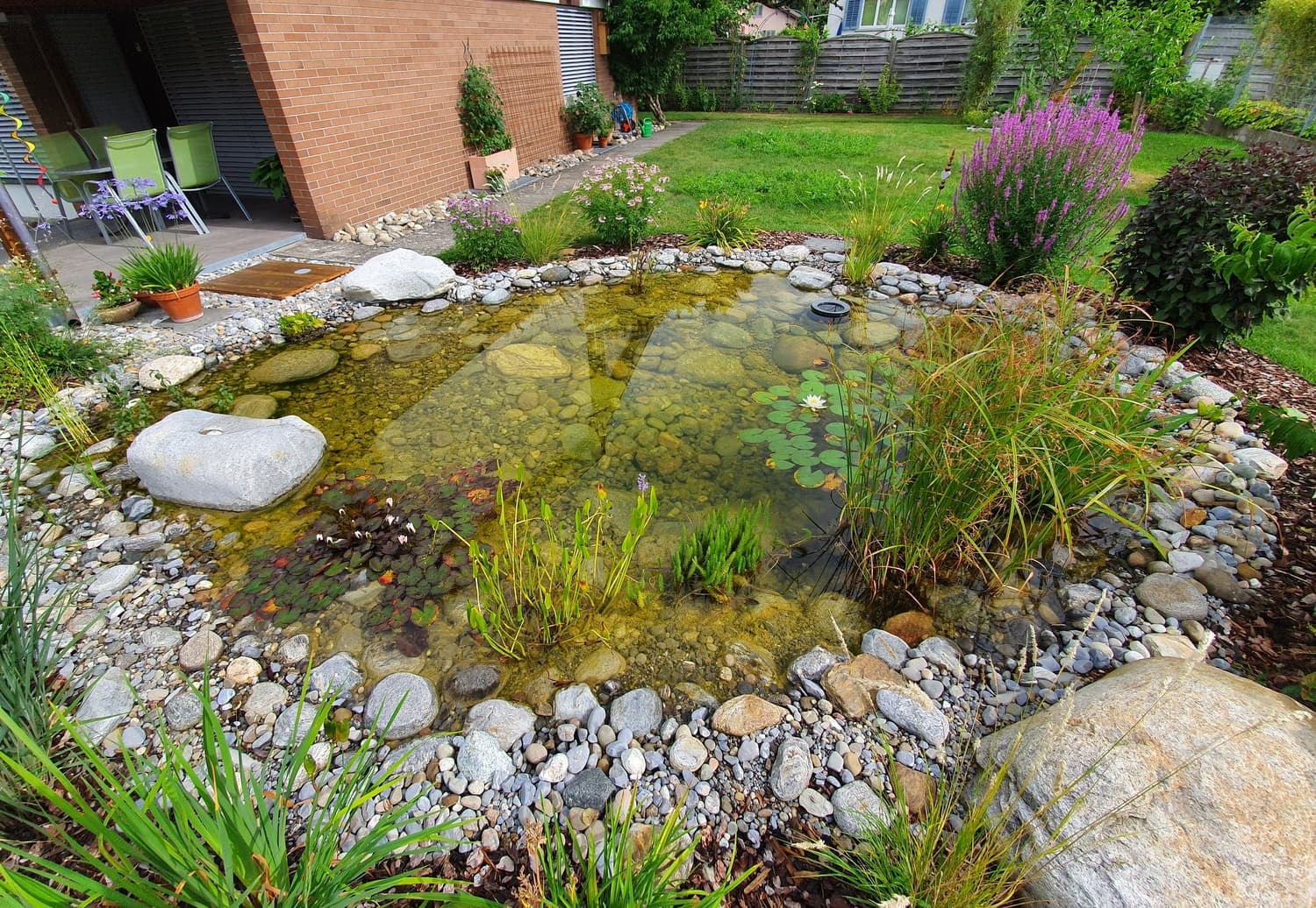 Teichanlage in Oberentfelden